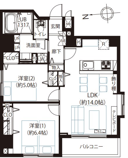 東京都墨田区本所４丁目 間取図・土地図