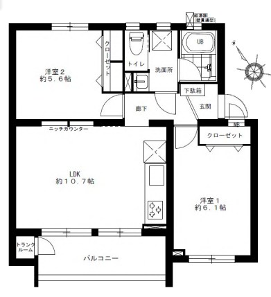 神奈川県横浜市青葉区美しが丘１丁目 間取図・土地図