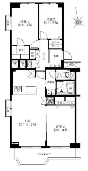 神奈川県横浜市青葉区青葉台１丁目 間取図・土地図
