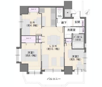 神奈川県相模原市緑区橋本２丁目 間取図・土地図