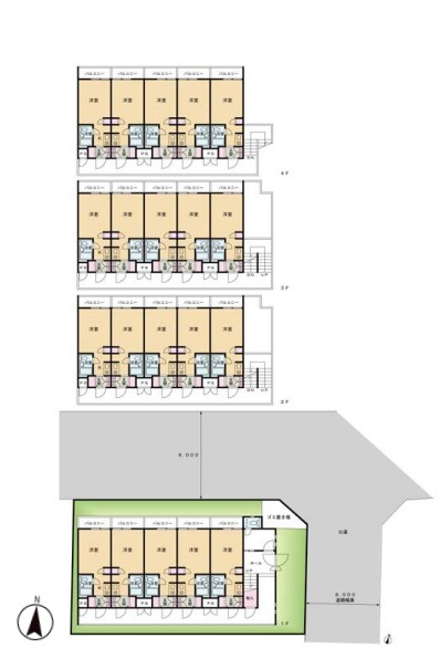 埼玉県さいたま市北区土呂町１丁目 間取図・土地図