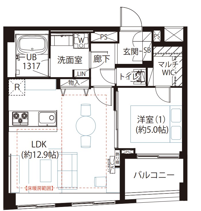 東京都杉並区和泉２丁目 間取図・土地図