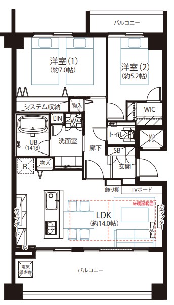 東京都杉並区浜田山１丁目 間取図・土地図