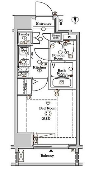 東京都新宿区中落合３丁目 間取図・土地図