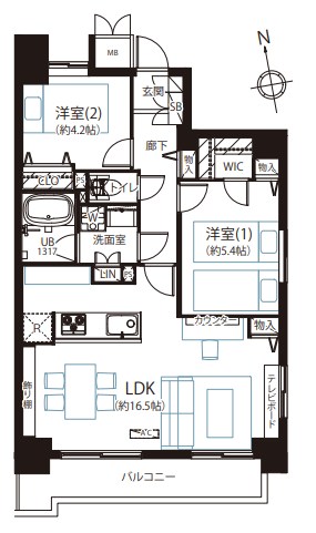 東京都新宿区中落合３丁目 間取図・土地図