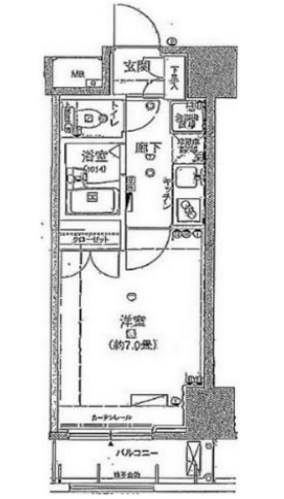 東京都江東区東砂７丁目 間取図・土地図