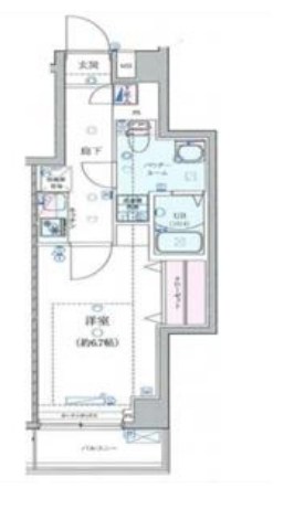 東京都練馬区南田中２丁目 間取図・土地図
