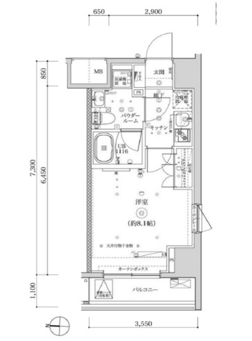 東京都練馬区練馬４丁目 間取図・土地図