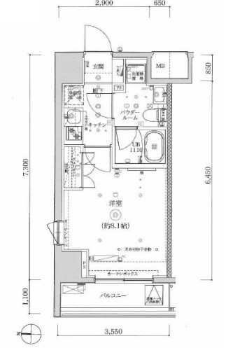東京都練馬区練馬４丁目 間取図・土地図