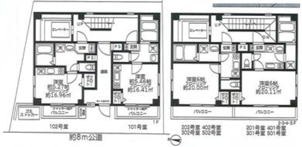 東京都墨田区千歳３丁目 間取図・土地図