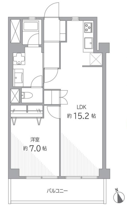 東京都世田谷区経堂１丁目 間取図・土地図