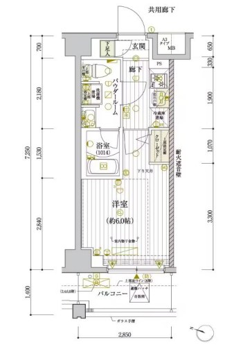 東京都立川市錦町１丁目 間取図・土地図