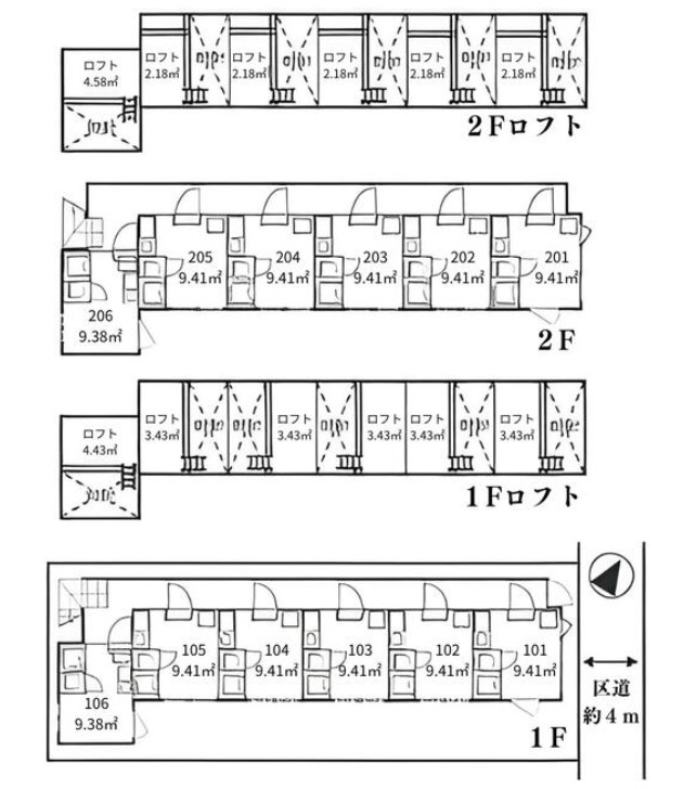 東京都中野区鷺宮１丁目 間取図・土地図