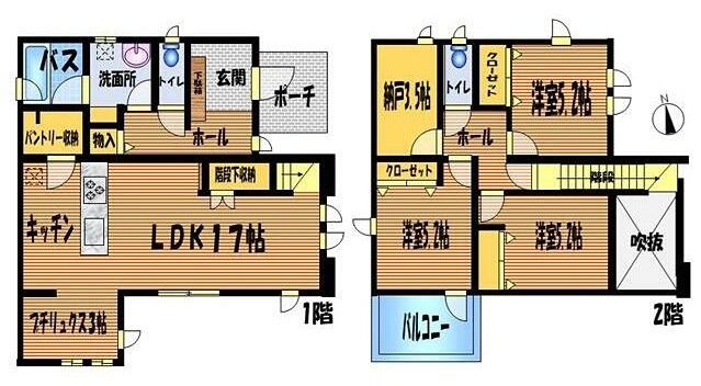 長野県長野市東和田 間取図・土地図