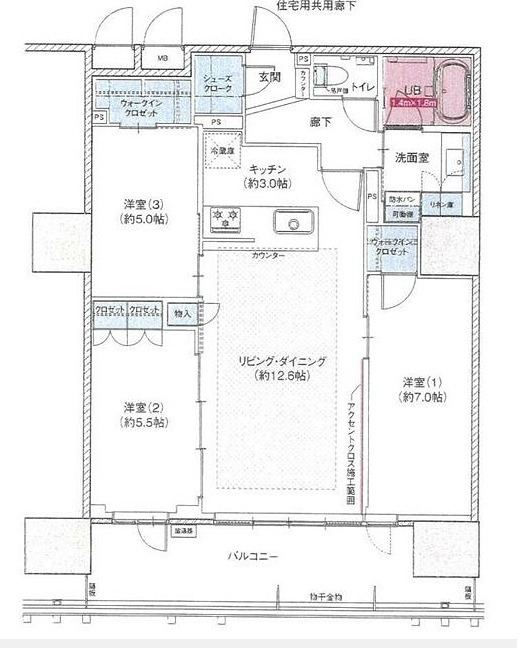 長野県長野市南長野 間取図・土地図