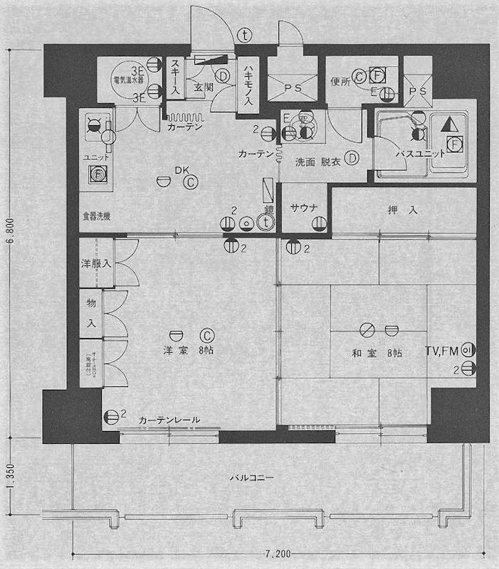 バーデンメモリアル  間取図・土地図