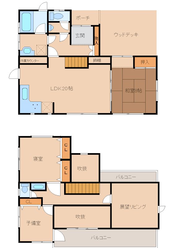 鹿児島県鹿児島市東坂元４丁目 間取図・土地図
