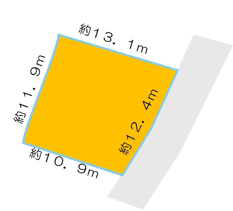 南新町　売土地 間取図・土地図