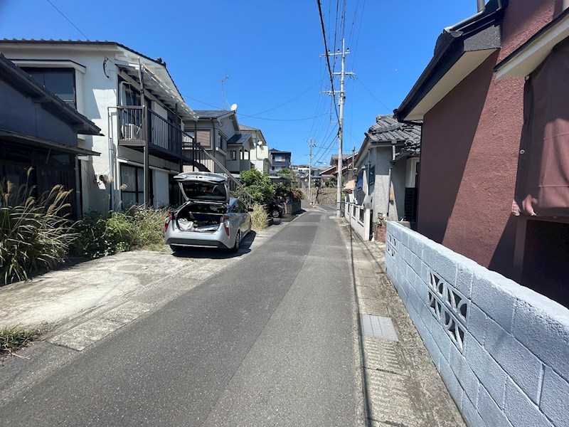 南新町　売土地 現地写真（前面道路含む現地写真）