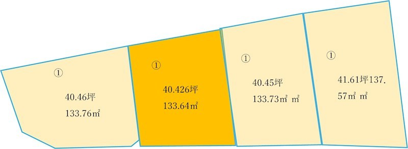 鹿児島県鹿児島市坂之上６丁目 間取図・土地図