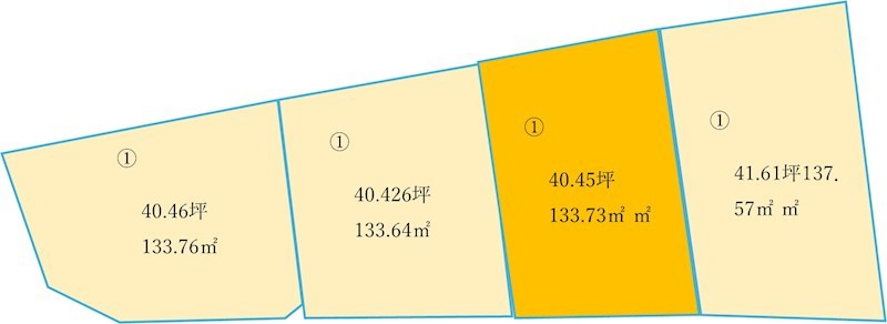 鹿児島県鹿児島市坂之上６丁目 間取図・土地図