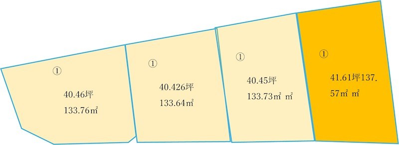 鹿児島県鹿児島市坂之上６丁目 間取図・土地図