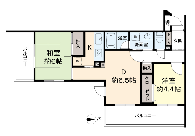 ライオンズマンション高幡不動第3 間取図・土地図
