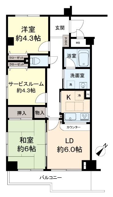 アルドーレ南大沢 間取図・土地図