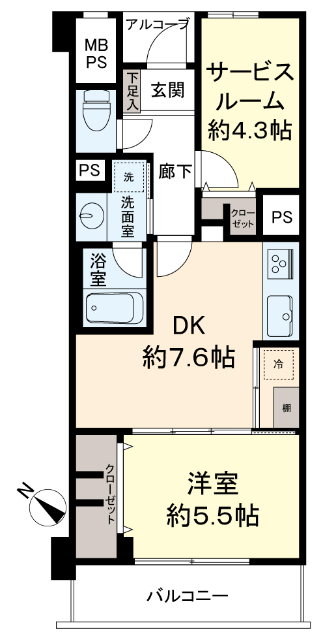 ライオンズマンション淵野辺 間取図・土地図