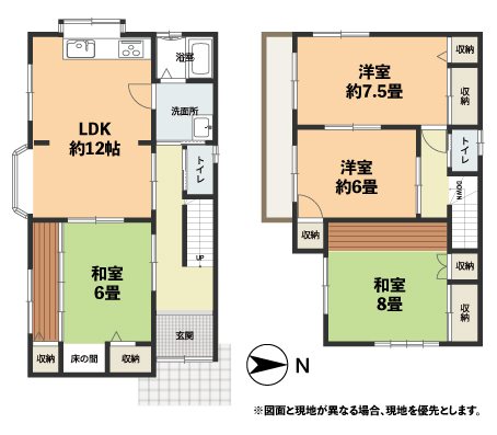 神奈川県横須賀市ハイランド２丁目 間取図・土地図