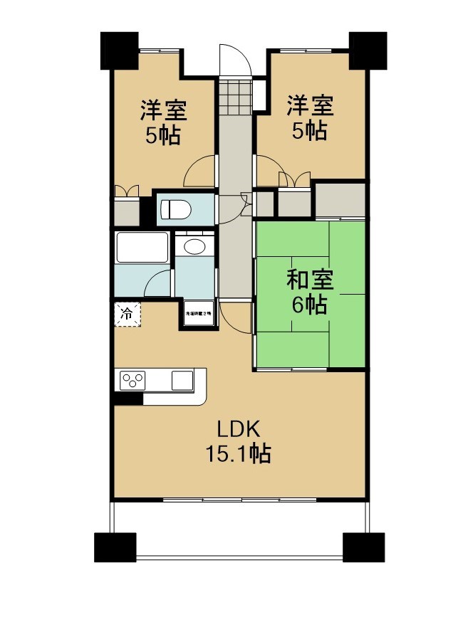 パラドール西院ナチュレ 間取図・土地図