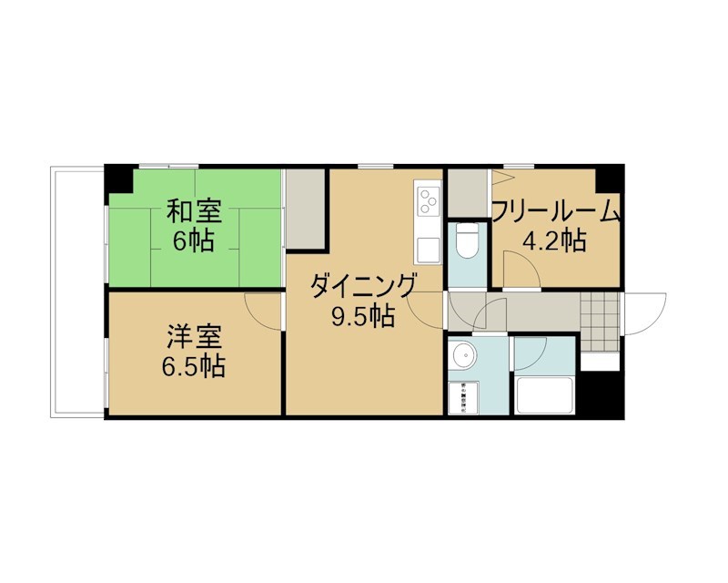 レノヴァシオン嵯峨野 間取図・土地図