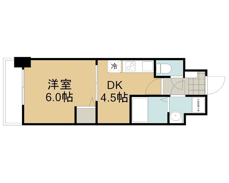アクアプレイス京都三条朱雀 間取図・土地図