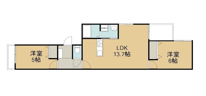 京都セレーナ北大路大宮 間取図・土地図