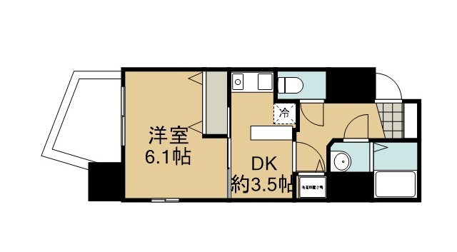 ライジングコート京都西院フロンティア 間取図・土地図