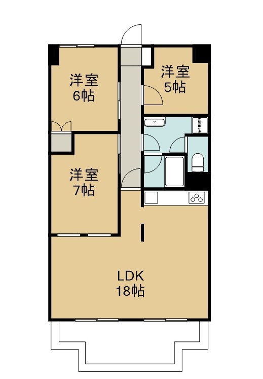 パークテラス桂川 間取図・土地図