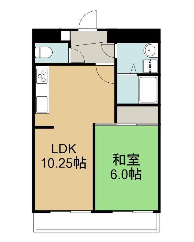 サニーハイツ塔南 間取図・土地図