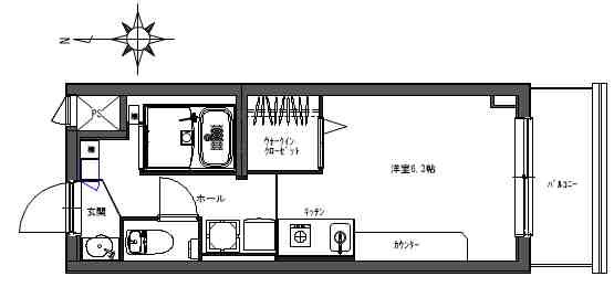 デトム・ワン西陣Ⅱ 間取図・土地図