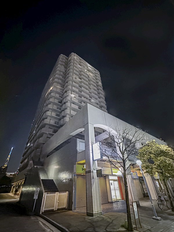 ツインタワー住利毛利館　17階南西角部屋 外観写真