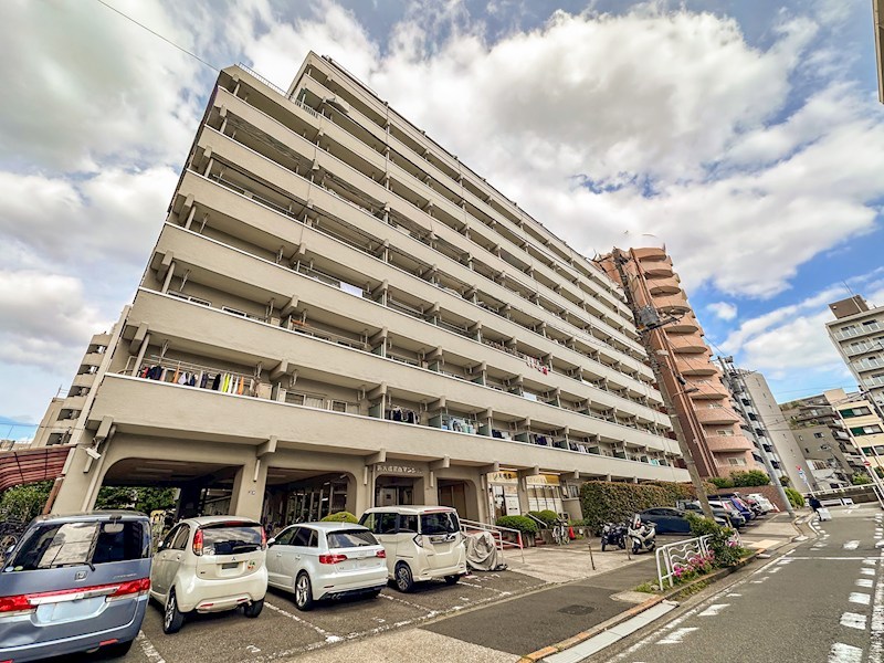 新大橋永谷マンション　7階南西向き 外観