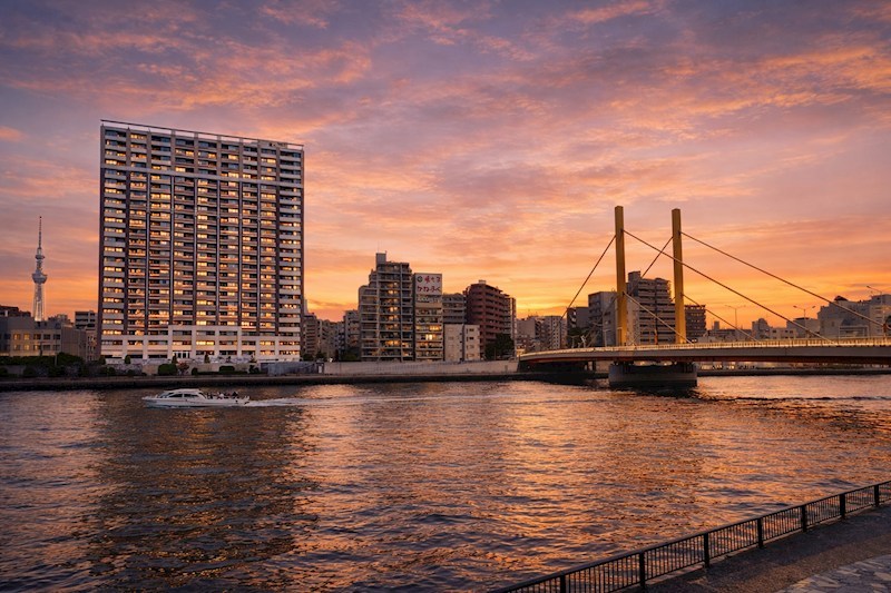 クレッセント東京ヴュータワー　3階南西向き 外観