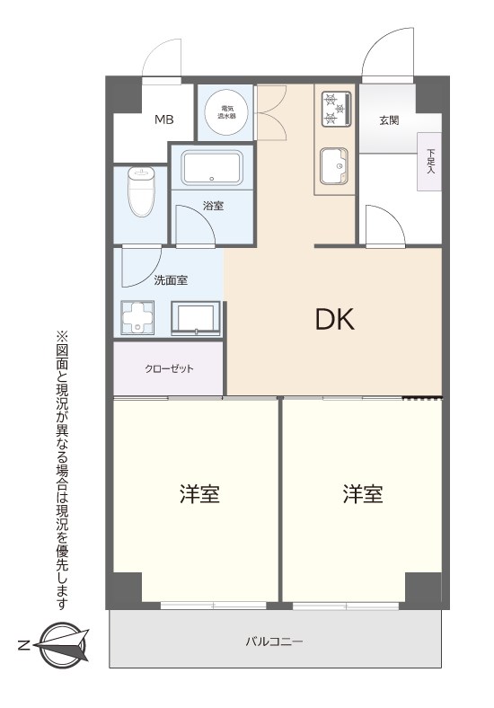 ニュー両国サンハイツ 間取り図