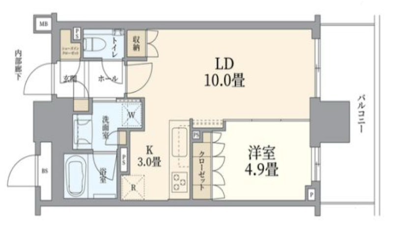 ブランズタワー豊洲 間取り図