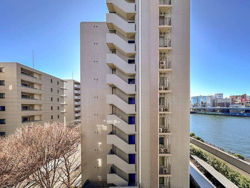 エンゼルハイムリバーサイド両国　6階南東向き 外観写真