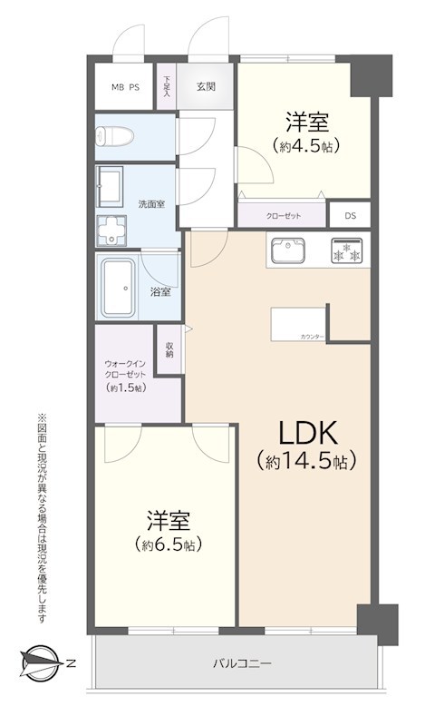 パシフィック第二門前仲町 間取り図