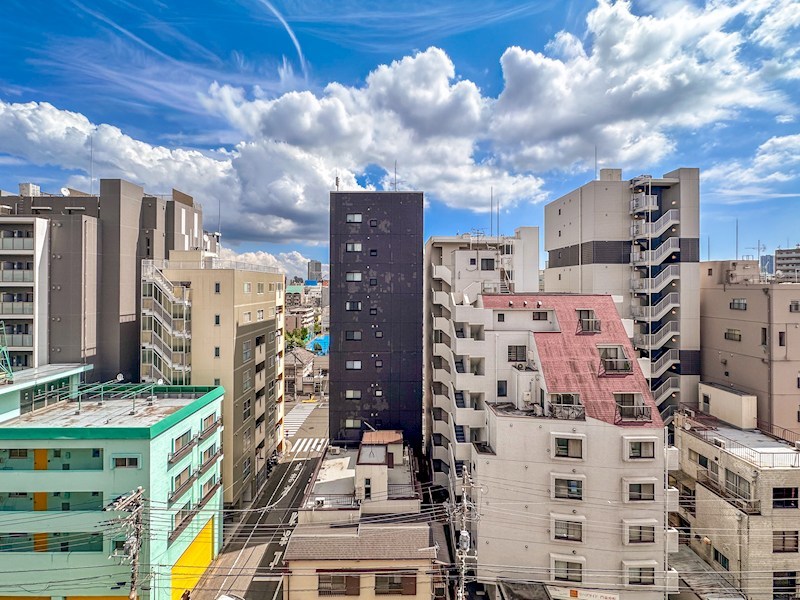 深川住宅　9階南東向き 外観写真