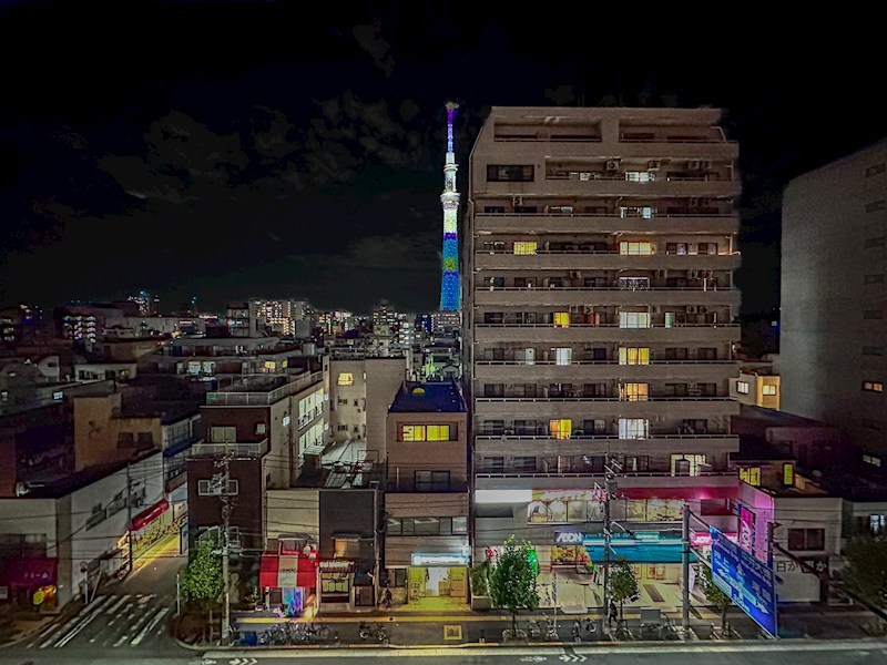 ライオンズマンション錦糸町第6　7階北東角部屋 外観写真
