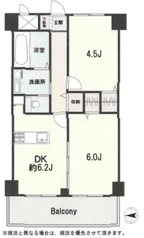 ドルミ錦糸町長谷川ビル 間取り図