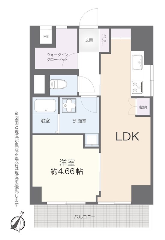トーア錦糸町マンション 間取り図