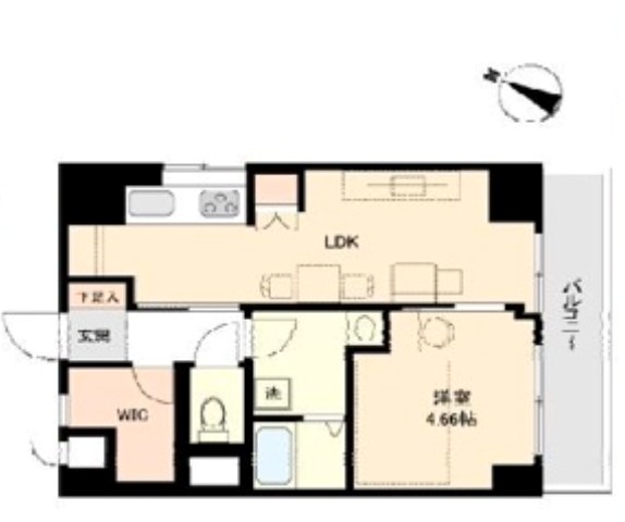 トーア錦糸町マンション 間取り図